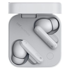 هندزفری بلوتوثی ناتینگ مدل CMF Buds Pro 2 با نویز کنسلینگ فعال (ANC)، درگاه شارژ USB Type-C، دارای میکروفون سه‌گانه با قابلیت حذف صدای باد، مقاوم در برابر رطوبت و عرق (IP55)