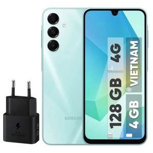گوشی سامسونگ Galaxy A16 4G رجیستر‌شده دو سیم‌کارت 128 گیگابایت با رم 4 گیگابایت - ویتنام - به همراه شارژر 25 وات سامسونگ